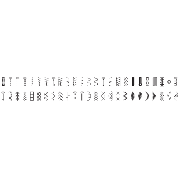 Bernette B37 Macchina per cucire elettronica con piedino taglacuci