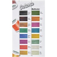 MADEIRA Transparent box with 18 Cotona embroidery threads of 200 m...