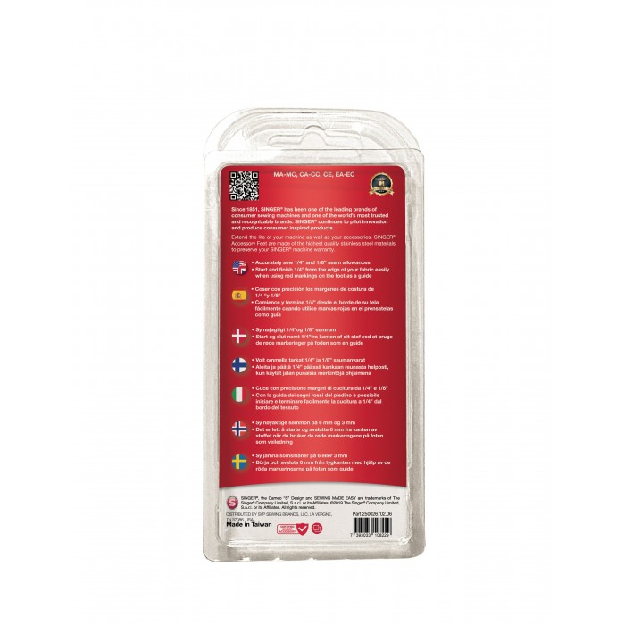 Singer 250026702.06 6mm Quilting Foot