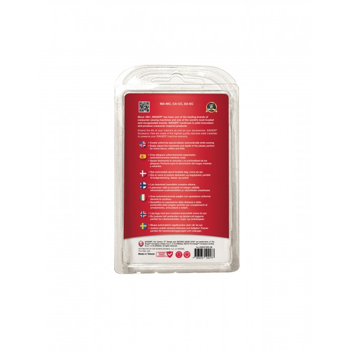 Singer 25002700206 Ruffler Gathering Foot