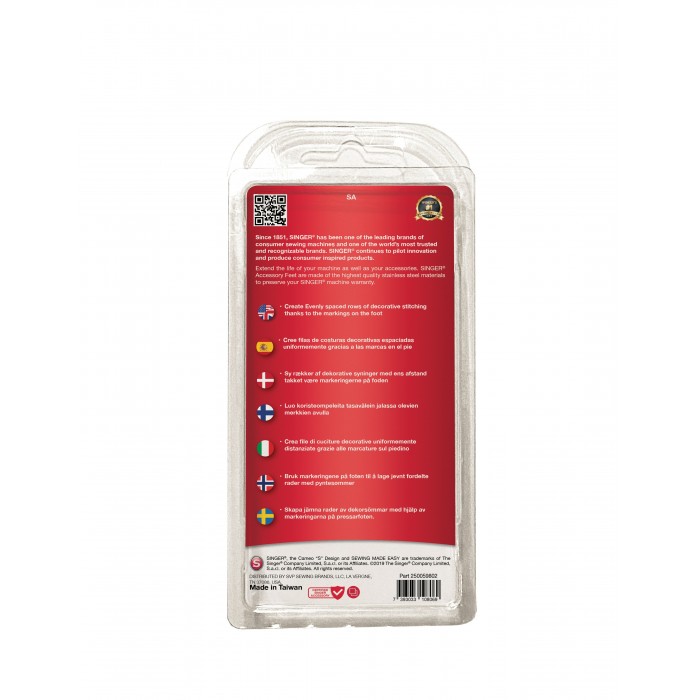 Pied pour coutures parallèles - 250059802