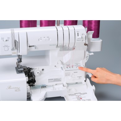 Overlocker et couvercle de point Baby Lock GLORIA