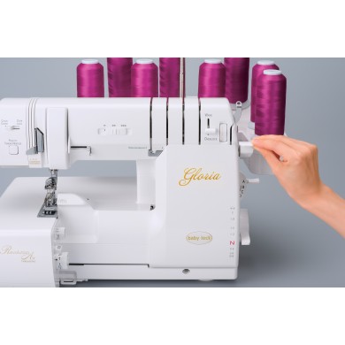 Overlocker et couvercle de point Baby Lock GLORIA