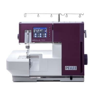 Pfaff Admirez la surjet AIR 7000 avec point de recouvrement et enfilage...