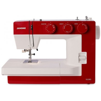 Janome 1522 rosso Macchina per cucire