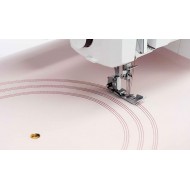 Husqvarna Viking Amber Air S600 Taglia cuci con punto copertura e i...