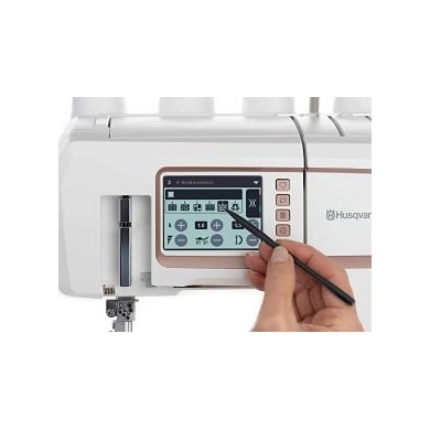 Husqvarna Viking Amber Air S600 Overlock with Cover & Cover...