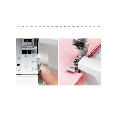 Surjeteuse Amber Air S600Husqvarna Viking avec couvercle et couvercle...