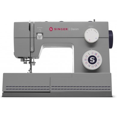 Singer Heavy Duty 6335 DENIM - Macchina per cucire meccanica + Piedino tagliacuci + Kit 15 piedini