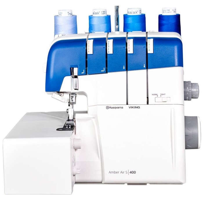 Husqvarna Viking Amber Air S400 - Air threading overlock