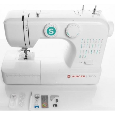 Singer SM024 TQ Macchina per cucire meccanica con piedino tagliacuci