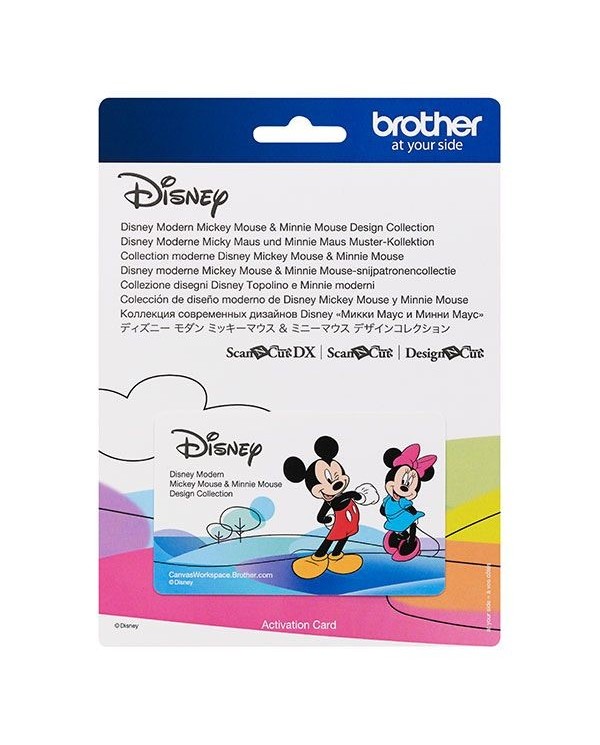 Carte Disney n.10 « Modern Mickey & Minnie » Brother Scanncut - C...