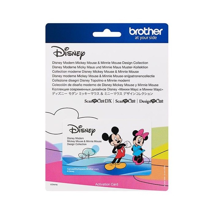 Carte Disney n.10 « Modern Mickey & Minnie » Brother Scanncut - C...