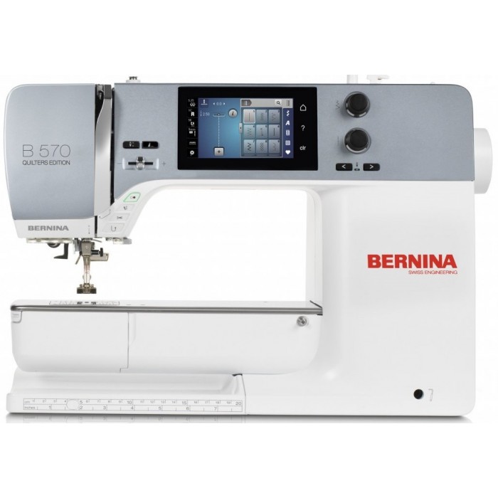 Bernina 570 QE - Machine à coudre électronique compatible avec la broderie