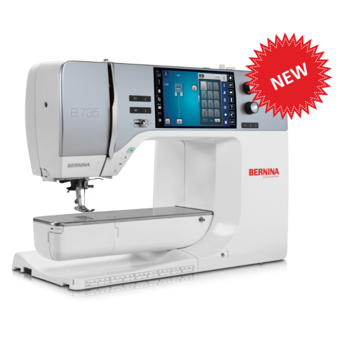 Bernina 735 - Machine à coudre électronique compatible avec la broderie