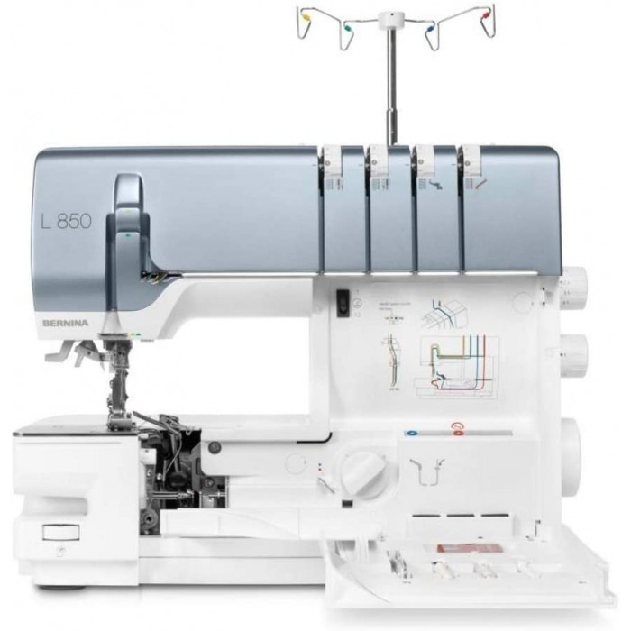 Bernina L-850 - Tagliacuci 4 fili con infilatura ad aria