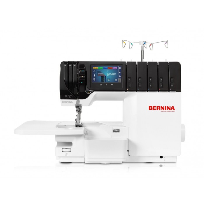 Bernina L-890 - Overlocker avec point de couvercle et filetage d’air