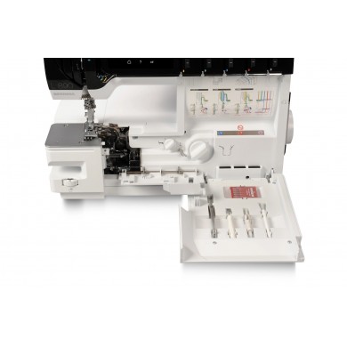 Bernina L-890 - Overlocker avec point de couvercle et filetage d’air