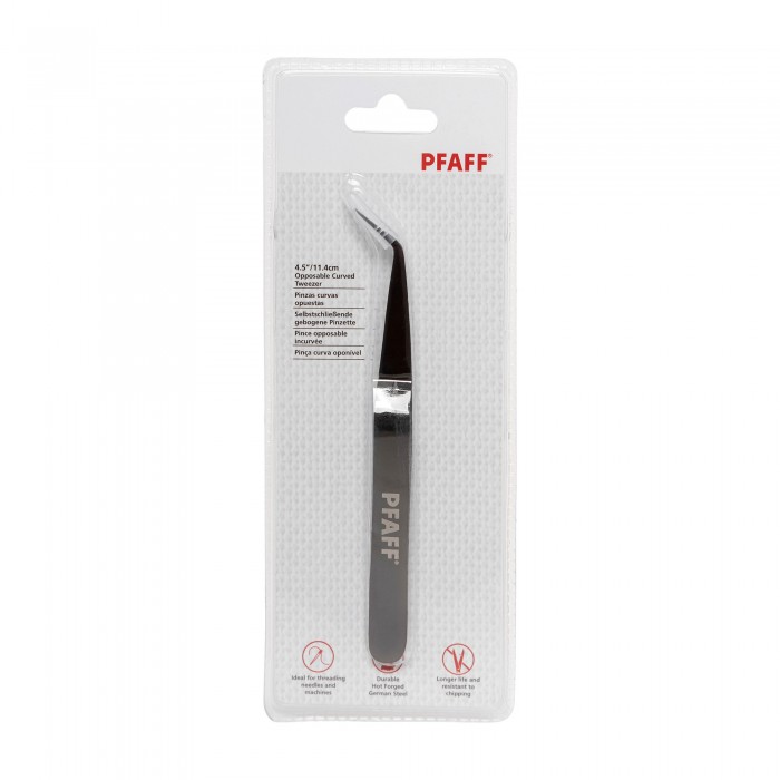Pfaff 821290996 Pince à épiler incurvée opposable de 11,4 cm/4,5 po Pfaff