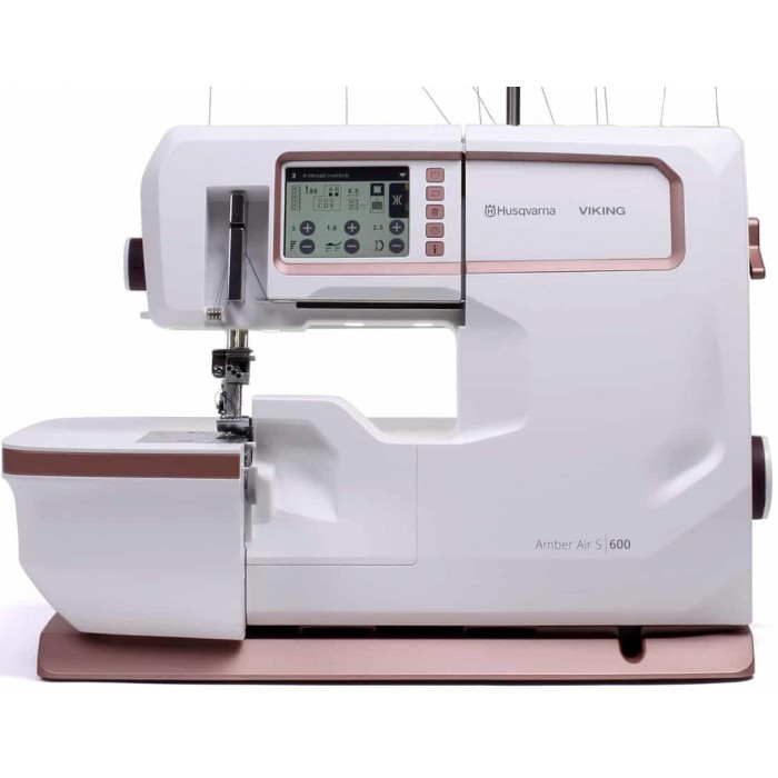 Coverlock and Air Threading Husqvarna Viking Amber Air S600