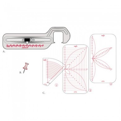 Guide for circular seams