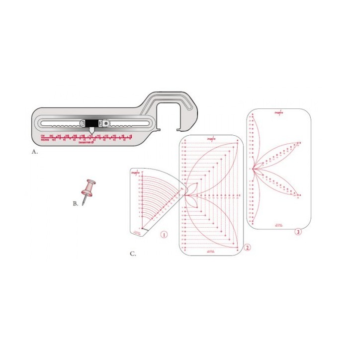 Guide for circular seams