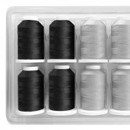 MADEIRA Box 12 cones for Aerolock serger n.180 2000 meters Overlo...