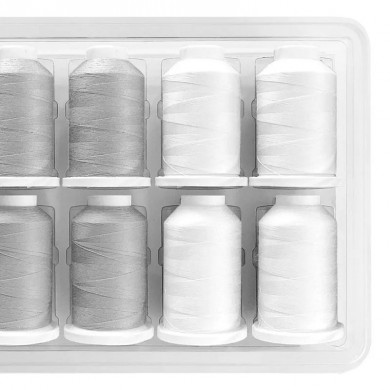 MADEIRA Box 12 cones for Aerolock serger n.180 2000 meters Overlo...