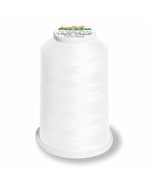 Yarn in Madeira Aeroflock - White 8010