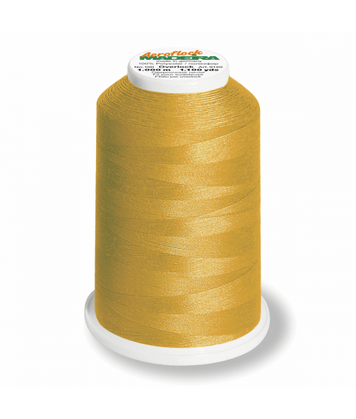 Fil en filanca Madeira Aeroflock - Or jaune 8700