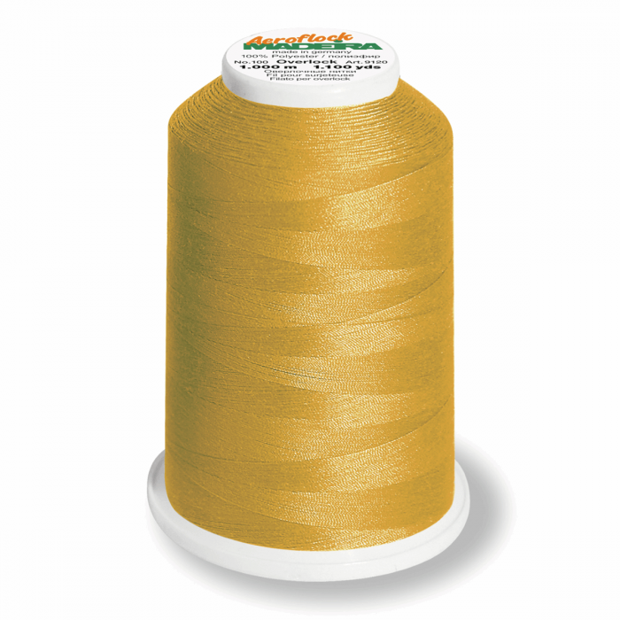 Yarn in filanca Madeira Aeroflock - Yellow Gold 8700