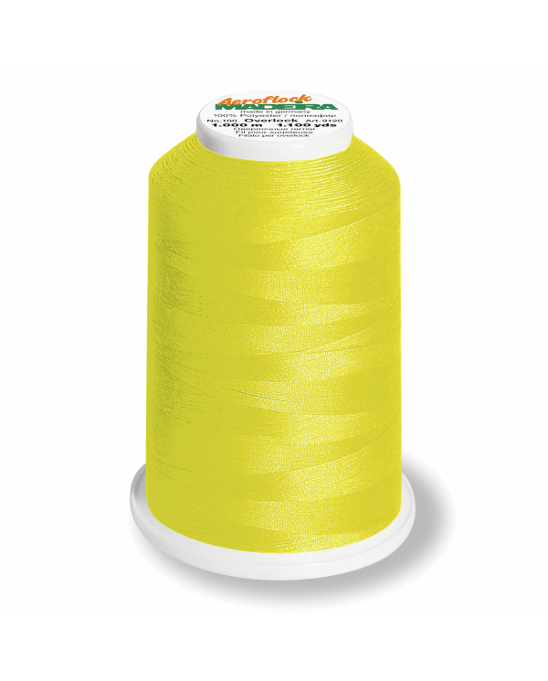 Laine en Madeira Aeroflock - Jaune Canari 9360