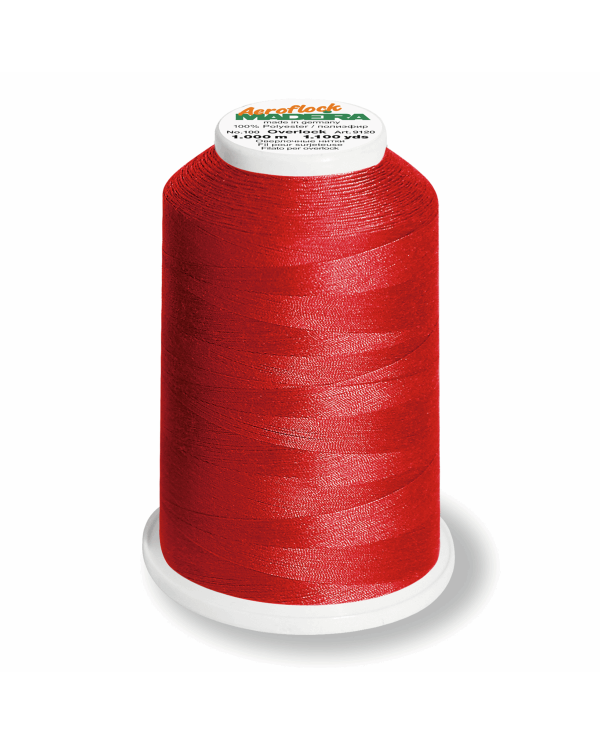 Laine Madeira Aeroflock - Rouge rubis 9470