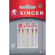 Needles universali Singer - Blister pack of 5 pcs 80/14 - 250052702