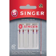 Singer 250055802 Aghi universali Blister da 5 pz 100/16