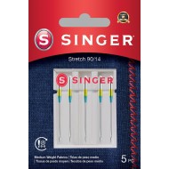 Aiguilles pour tissus extensibles Singer - Blister de 5 pièces 90/14 - 250053802