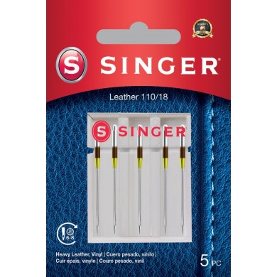 Singer 250057902 Leather Needles Blister of 5 pcs 110/18