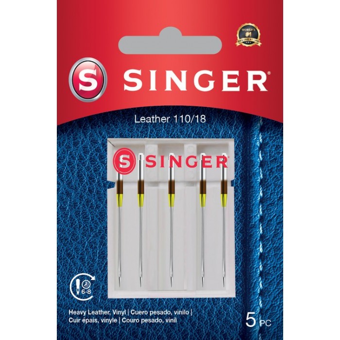 Singer 250057902 Leather Needles Blister of 5 pcs 110/18