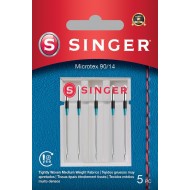 Singer 250054702 Microtex Blister Needles of 5 pcs 90/14