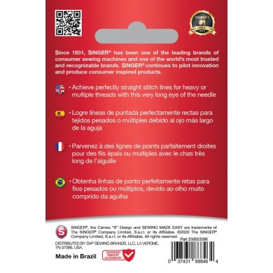 Singer 250053502 Aghi Topstitch per cuciture decorative e impunture...