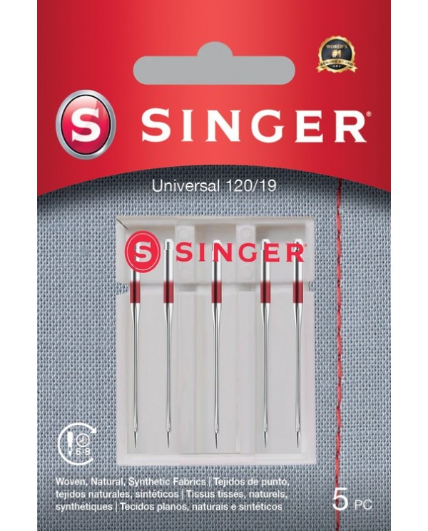 Singer 250057796 Aiguilles universali Blister de 5 pièces 120/19