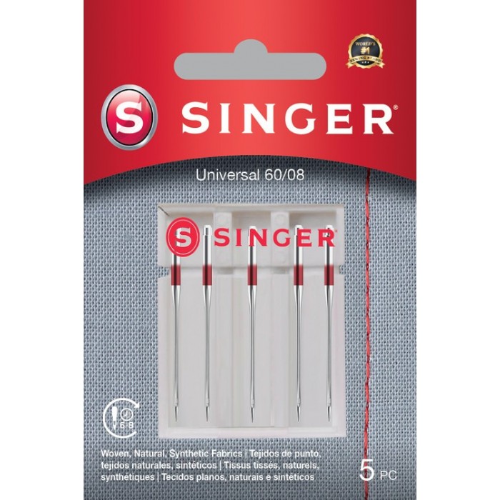 Singer 250057396 Needles universali Blister of 5 pcs 60/08