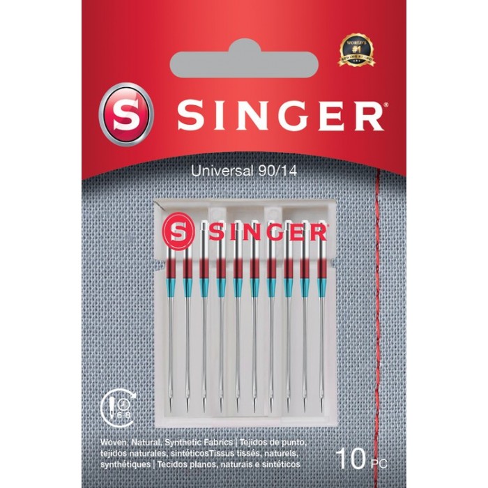 Singer 250053902 universali needles of 10 pcs 90/14
