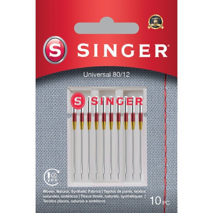 Singer 250052902 Needles universali Blister of 10 pcs 80/12