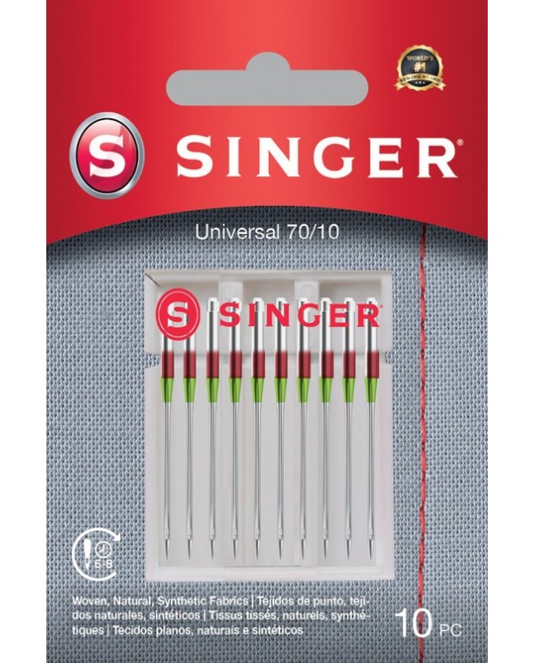 Singer 250058802 Aiguilles universali Blister de 10 pièces 70/10