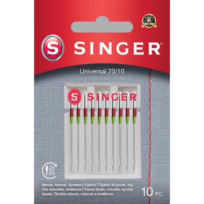 Singer 250058802 Aghi universali Blister da 10 pz 70/10