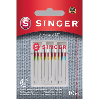Singer 250053302 Aghi universali Blister da 10 pz misti