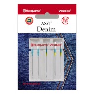 Denim Jeans Needles Husqvarna Viking- Blister pack of 5 mixed pcs - 920551096