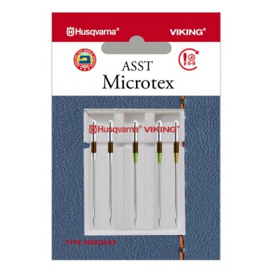 Husqvarna Viking 920545096 Aghi microtex Blister da 5 pz misti