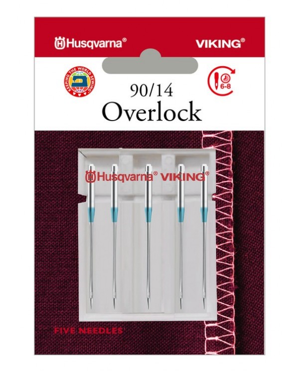 Husqvarna Viking 920542096 Overlock Needles Blister 5 pcs 90/14 -